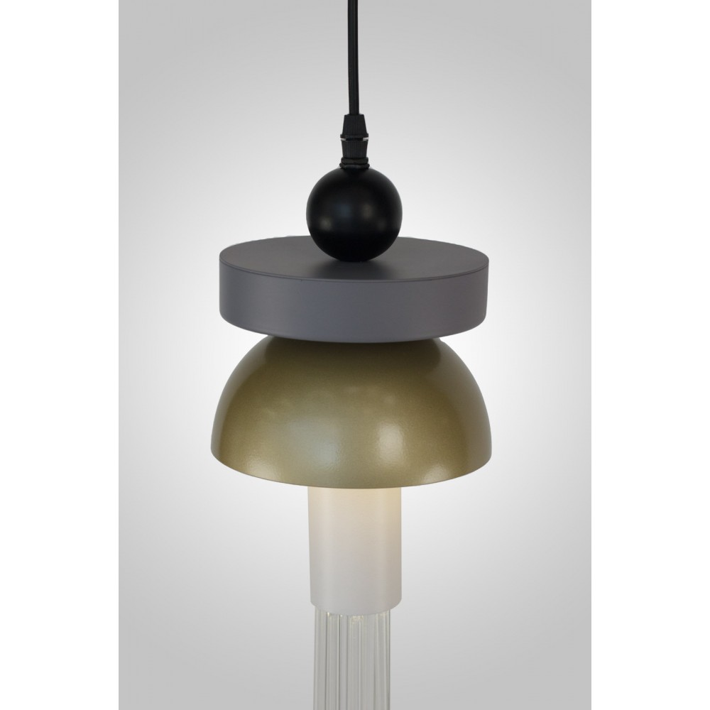 Светильник подвесной AM514 цвет: черный+серый+бронза